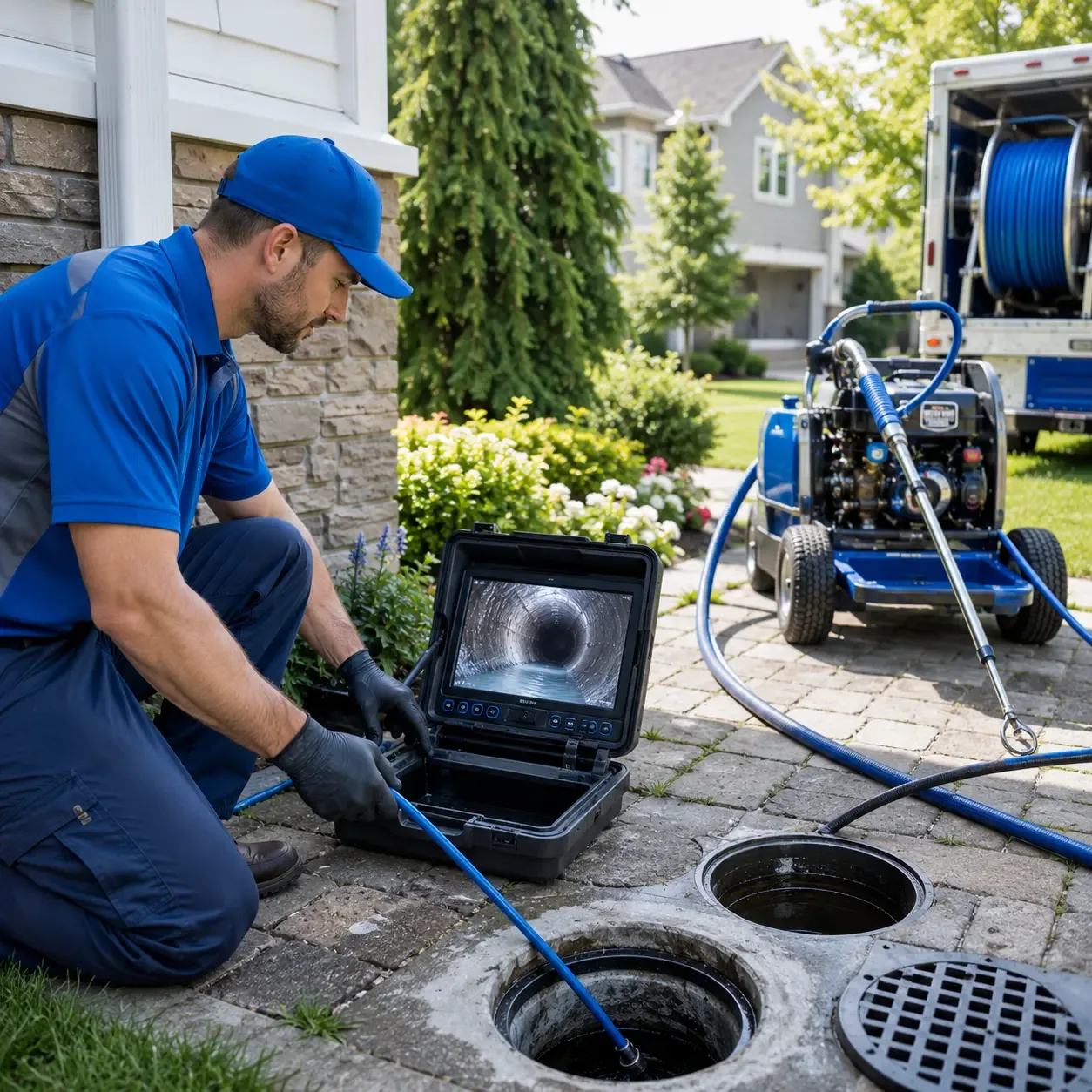 Outdoor drain cleaning professionals serving Lees Summit, MO