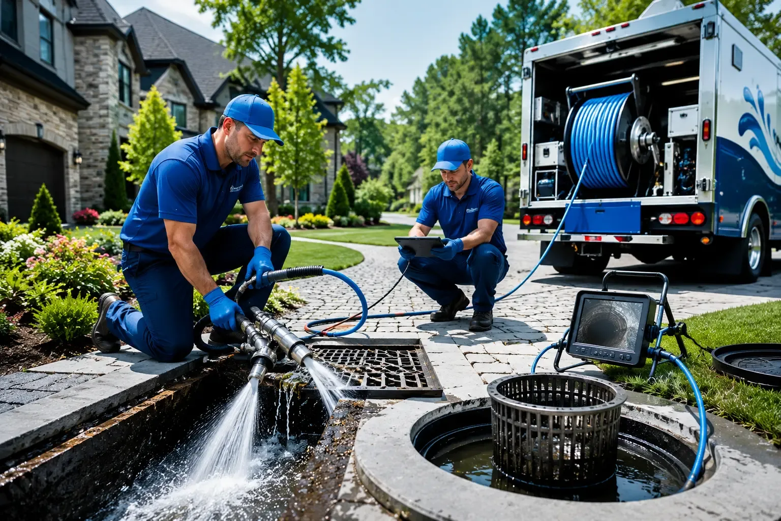 Local outdoor drain cleaning professionals in Lees Summit, MO